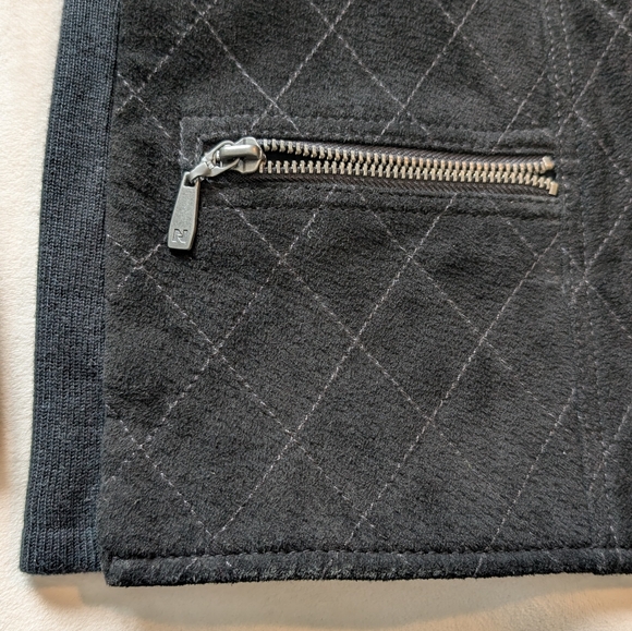 Vintage Peter Nygard Women's Jacket Suede Leather And Knit Zip Up Size M Petites - Picture 8 of 16